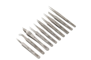 10 pcs Tweezers Set 