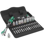 Wera  - 8100 SA 6 Zyklop Metric Speed Ratchet Set, 28 Piece, 1/4" - 05004016001