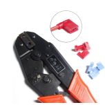 IWISS - HS-07FL Ratchet Crimper For Insulated Flag type Terminals  1.25-2.5mm²  ( 18-14 AWG ) 