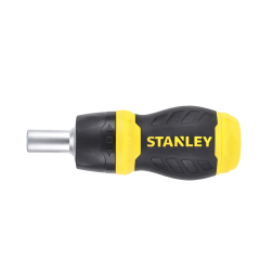 Stanley - Stubby Multibit Ratcheting Screwdriver - 0-66-358