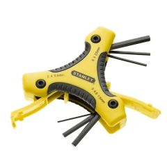 Stanley - Hex Keys Triangle Folding Metric Set of 9pcs - 0-95-935