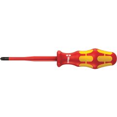 Wera - 165 iS PZ/S VDE Insulated Screwdriver with Reduced Blade Diameter for PlusMinus Screws (Pozidriv/slotted) - 05006465001
