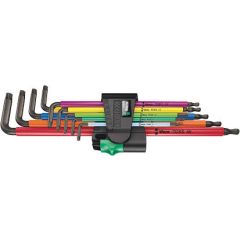 Wera -  967/9 TX BO Multicolour 1 L-key set for tamper-proof TORX® screws, BlackLaser - 05024335001