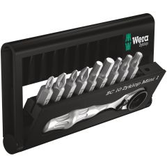 Wera - Bit-Check 10 Zyklop Mini 1 Set of 10pcs  - 05073645001