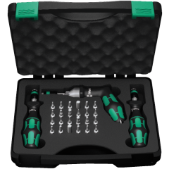 Wera - 7440/41/42 Kraftform torque screwdriver set of 27pcs 0.3-6.0 Nm, - 05074739001