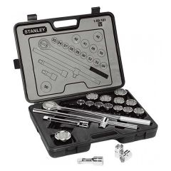 Stanley - 19Pcs 3/4 Drive 12 Point Metric Soket Set 1-89-101
