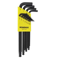 Bondhus - Set of 12pcs Ball End L-Wrench .050"-5/16" - 10936