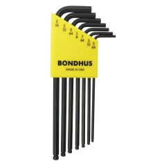 Bondhus - Set of 7pcs  Ball End L-Wrench 5/64"-3/16" - 10945