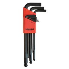Bondhus - Set of 9pcs  Ball End L-Wrench 1.5mm-10mm - 10999
