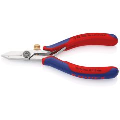KNIPEX 11 82 130 Electronics Wire Stripping Shears with Multi-Component Grips 140 mm