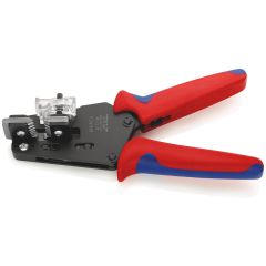 KNIPEX 12 12 06 Precision Insulation Stripper with Adapted Blades with Multi-Component Grips Burnished 195 mm 