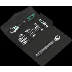 Wera - Kraftform Kompakt Zyklop MS1 Metal/Speed 1/4", 8 pieces - 05135949001