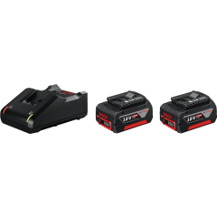 Bosch - Starter Set 2 x GBA 18V 4.0Ah + GAL 18V-40 - 1600A022V2
