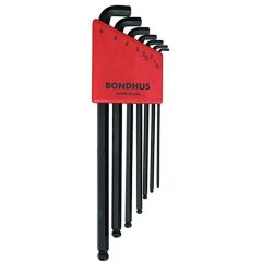 Bondhus - Set of 7pcs Stubby Ball End L-Wrench 1.5mm-6.0mm - 16592