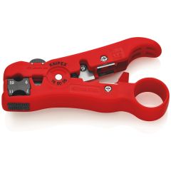 KNIPEX  16 60 06 SB Wire Stripping Tool for coax and data cable 125mm 