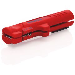 KNIPEX 16 64 125 SB Stripping Tool for Flat and Round Cable 125mm