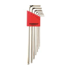 Bondhus - Set of 7pcs BriteGuard Ball End L-Wrench 1.5mm-6mm -17092