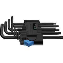 Wera 967/9 TX HF 1 L-key Set with Holding Function, BlackLaser, 9 Pieces - 05024244001