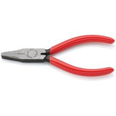 KNIPEX 20 01 125 Flat Nose Pliers plastic coated black atramentized 125 mm