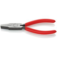 KNIPEX 20 01 140 Flat Nose Pliers plastic coated black atramentized 140 mm