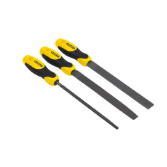 Stanley - 3Pcs Set 8" Flat 1/2Round File Set - 0-22-477