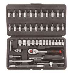 Force - Socket Combination Set Repair Tool Kit 46pcs - 2462