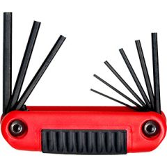 Eklind - Ergo-Fold™ Fold-up Set Hex Key Series with Ergonomic Handle 9Pcs 25912