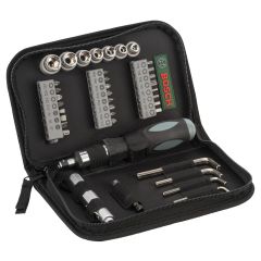 Bosch - Screwdriver Bits and Socket Set of 38pcs - 2607019506