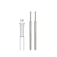 Proxxon - Diamond coated grinding bits, ball Ø 1.2 mm, 2pcs - 28230