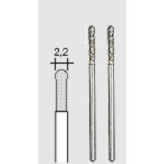 Proxxon - Diamond coated grinding bits, ball Ø 2.2 mm, 2pcs - 28232