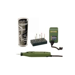 Proxxon - 28635 Engraving kit with GG 12, mains adaptor and trial glass