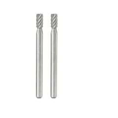 Proxxon - 28722 Tungsten vanadium milling bit, 2 pcs., cylindrical, 3 mm