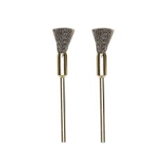 Proxxon - Stainless Steel Wire Brush, Ø 8mm, 2pcs - 28955