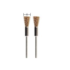 Proxxon - Brass Wire Brush, Ø 8 mm, 2pcs - 28961