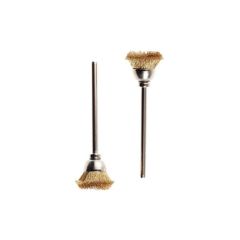 Proxxon - Brass Wire cone Brush, Ø 13 mm, 2pcs - 28963