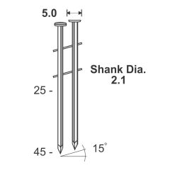 Kaymo - Coil Nail Screw Universal