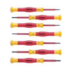Tolsen - Insulated Precision Screwdriver Set of 7pcs - V32207