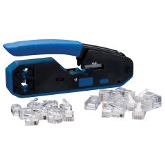 Ideal - Data/Voice Modular Plug Crimp Tool Kit - 33-396