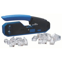 Ideal - Data/Voice Modular Plug Crimp Tool Kit 33-396