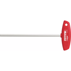 Wiha - L-key with T-handle Hexagon Brilliant Nickel-Plated 334  Metric Sizes 