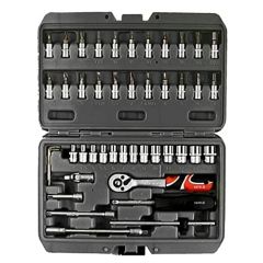 Yato - 1/4" Square Drive Socket Set 46 Pcs. Tool Set  YT-14474