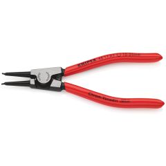 KNIPEX 46 11 A1 Circlip Pliers for External Circlips on Shafts Plastic Coated Black Atramentized 140 mm