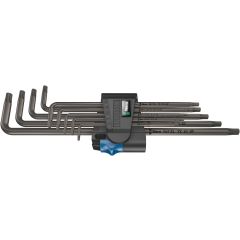 Wera - 967/9 TX XL HF 1 TORX  L-key set with holding function, long, 9 pieces - 05024450001