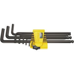 Wera - 950/9 Hex-Plus Imperial 1 SB L-key set, Imperial, BlackLaser, 9 pieces - 05133180001