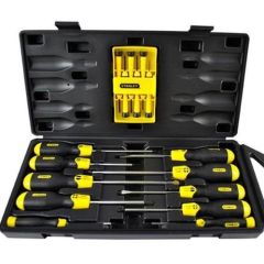 Stanley - Cushion Grip Screwdriver Set of 16pcs- 68-0002C