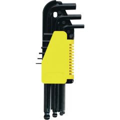 Stanley - Hex Key Set Metric L/ARM BALL 9Pcs - 69-256