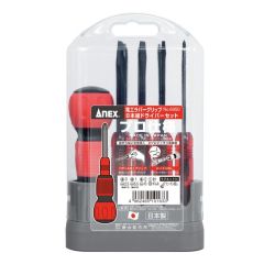 Anex - Electrician's Grip 8pcs Screwdriver Set  - 6950