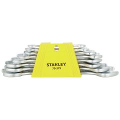 Stanley - 8Pcs Double O/E Spanner Set 6x7mm to 20x22mm - 70-379E