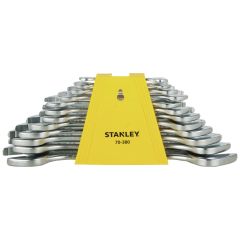 Stanley -12 pcs Double O/E Spanner Set 6x7mm to 30x32mm - 70-380E