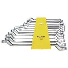 Stanley - 12Pcs Shallow Ofset Bihex Spanner Set ,6X7mm - 30X32mm - 70-395E